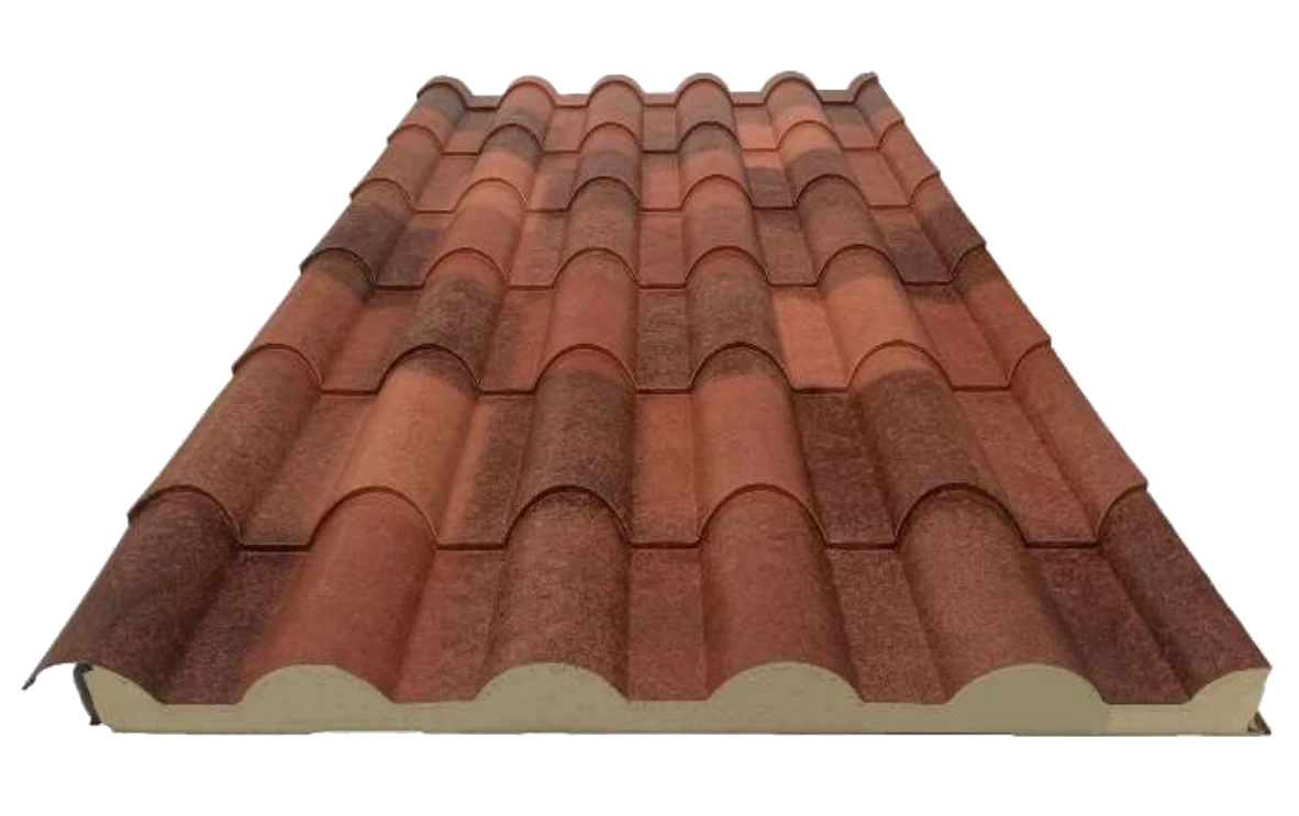 Bac acier imitation tuiles